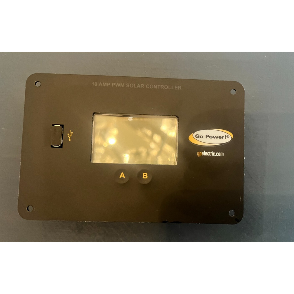 Go Power 80503 Gp-pwm-10-fm: 10 Amp Digital PWM Solar Charge Controller